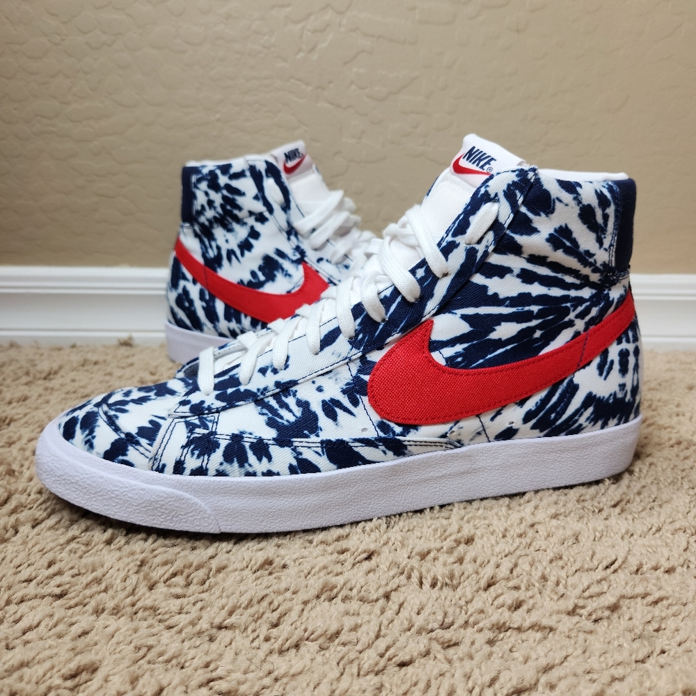 Nike Blazer Mid 77 Vintage Blue "Tie-Dye" Size 13